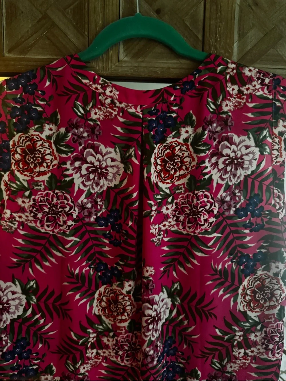J. Crew Hot Pink Floral Sleeveless Camisole